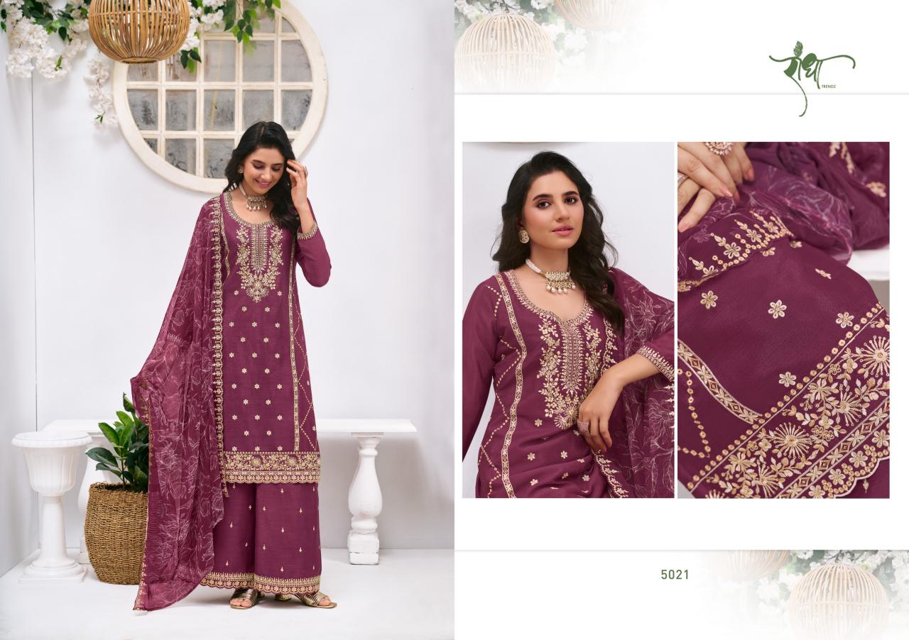 Radha Trendz Jannat catalog Embroidery Work Salwar Kameez