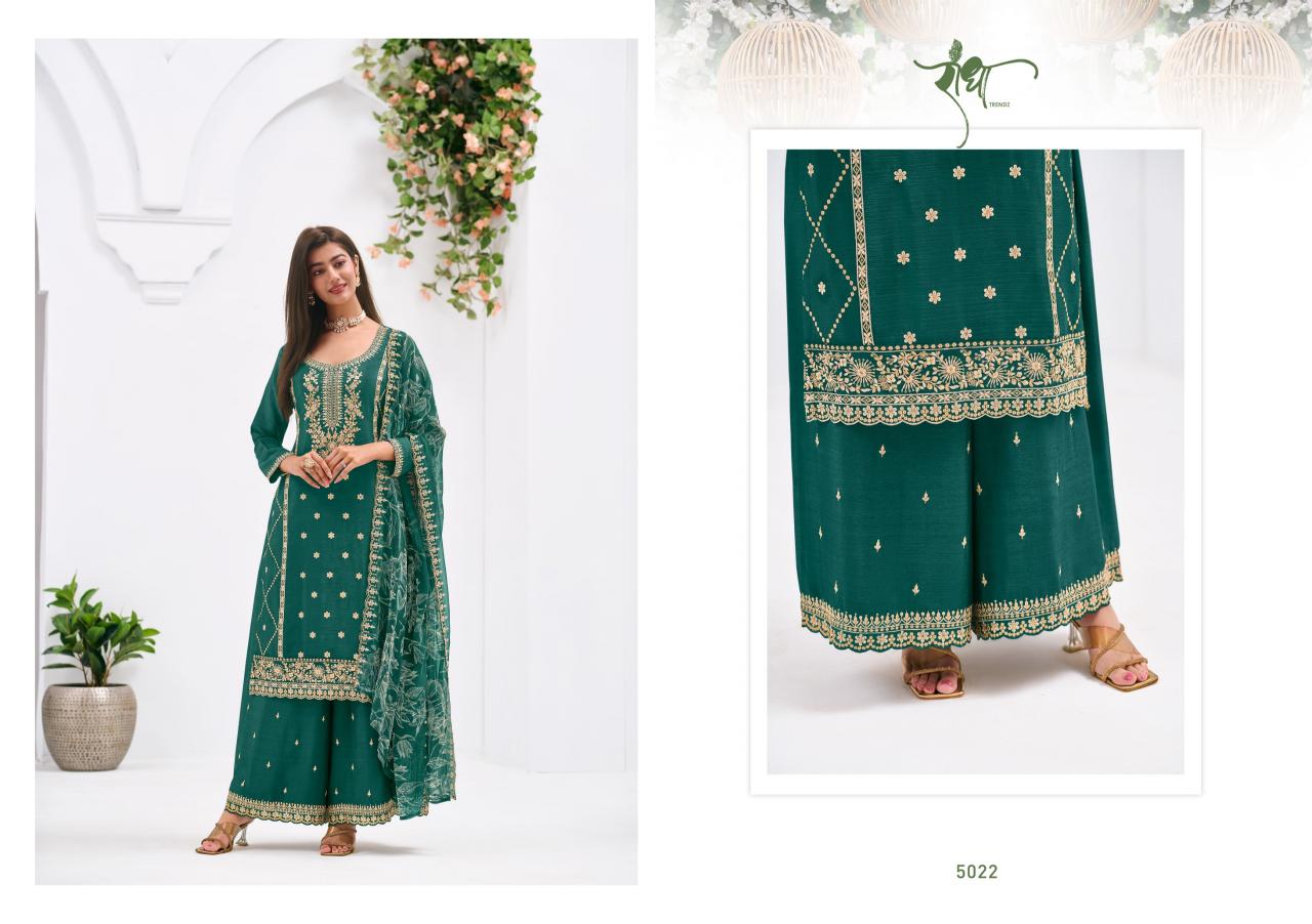 Radha Trendz Jannat catalog Embroidery Work Salwar Kameez