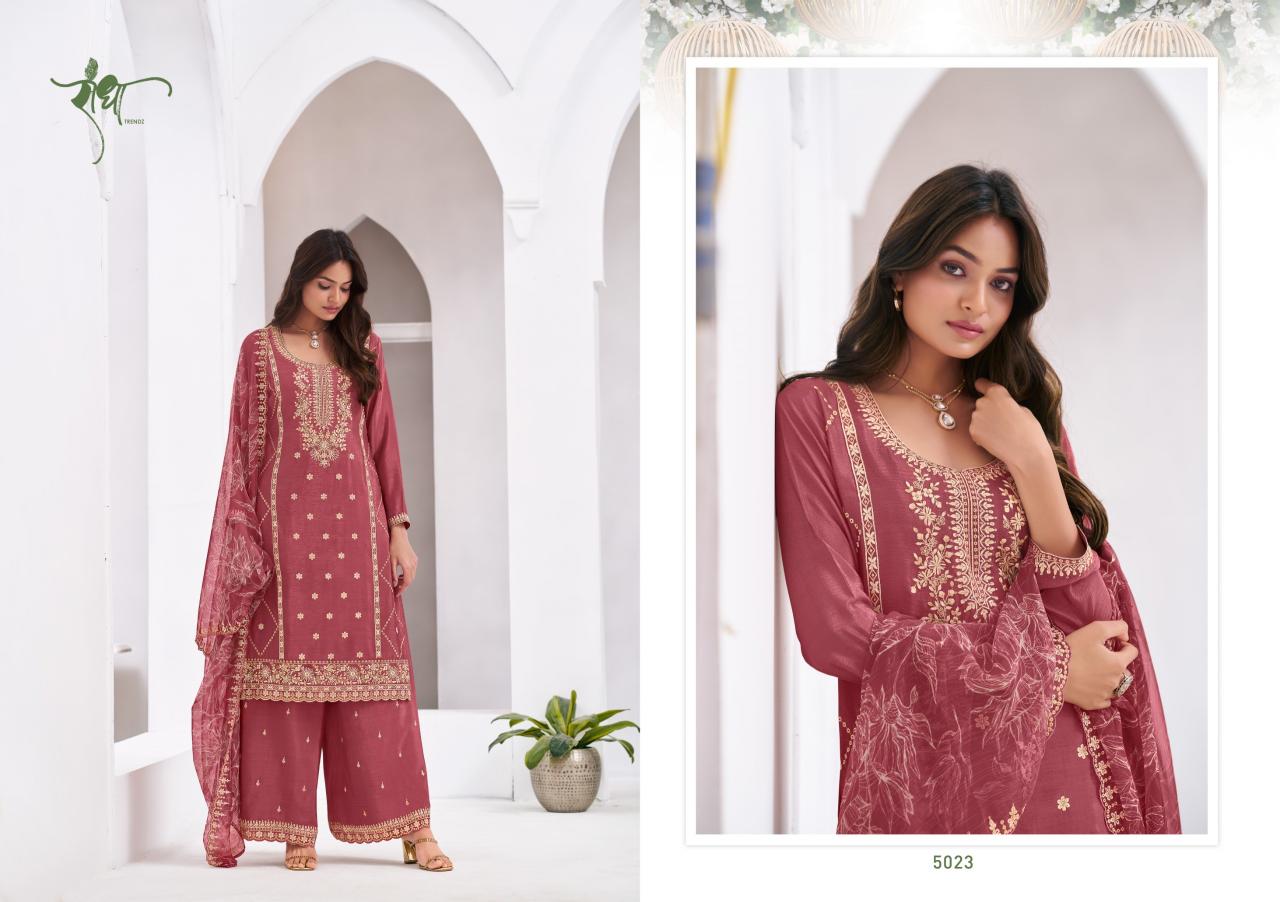 Radha Trendz Jannat catalog Embroidery Work Salwar Kameez