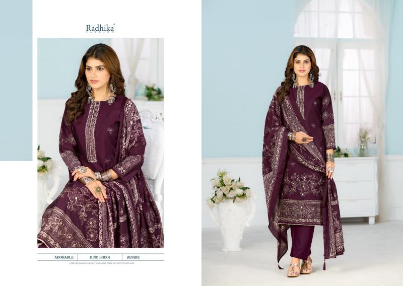 Radhika Azara Beauty Silk Vol 7 catalog wholesale dress material shops in tirupur