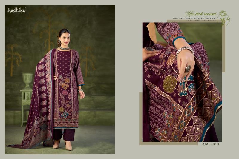 Radhika Azara Beauty Silk Vol 9 catalog wholesale dress material in ahmedabad