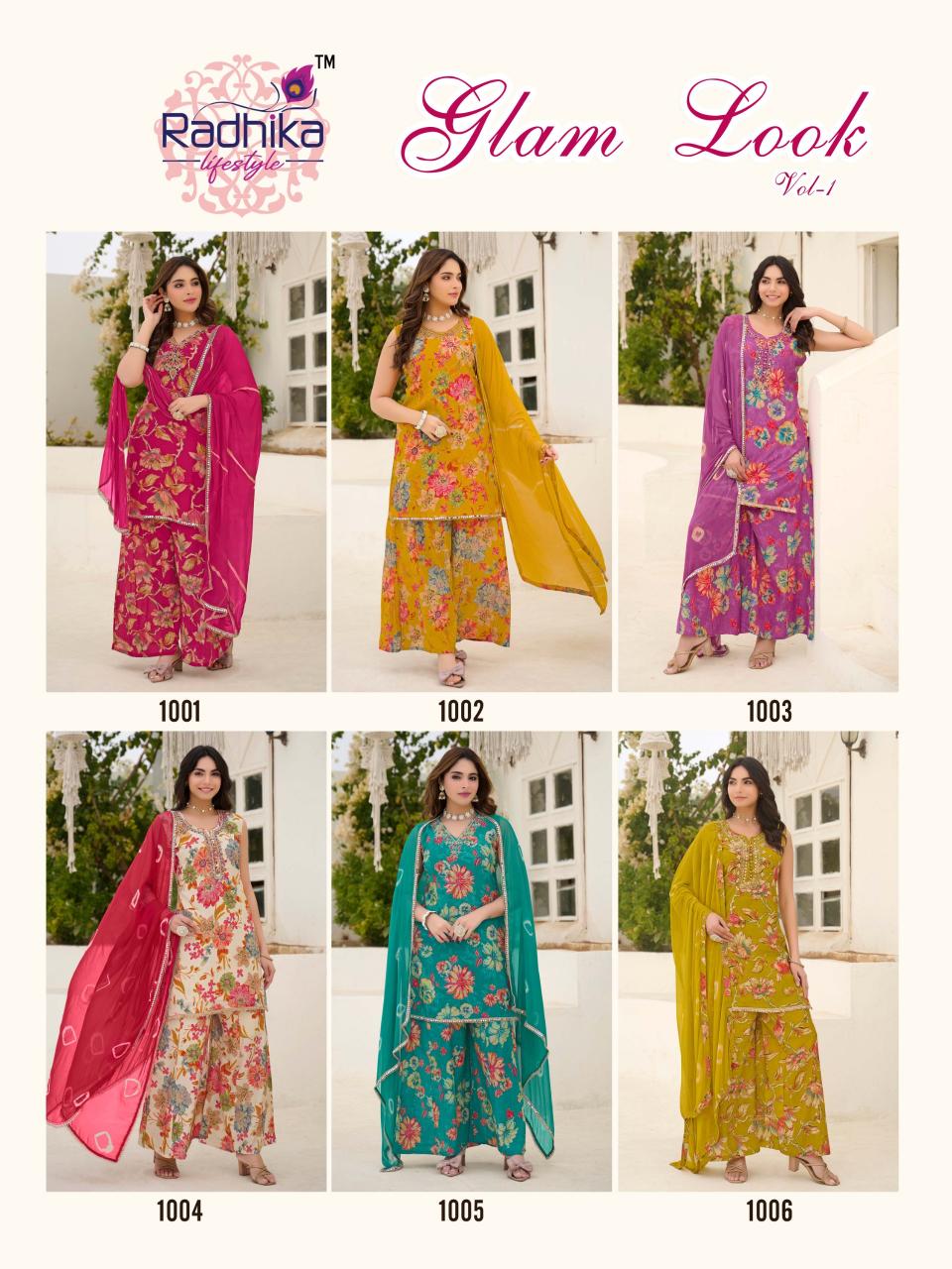 Radhika Lifestyle Glam Look vol 1 catalog dk kurti catalogue