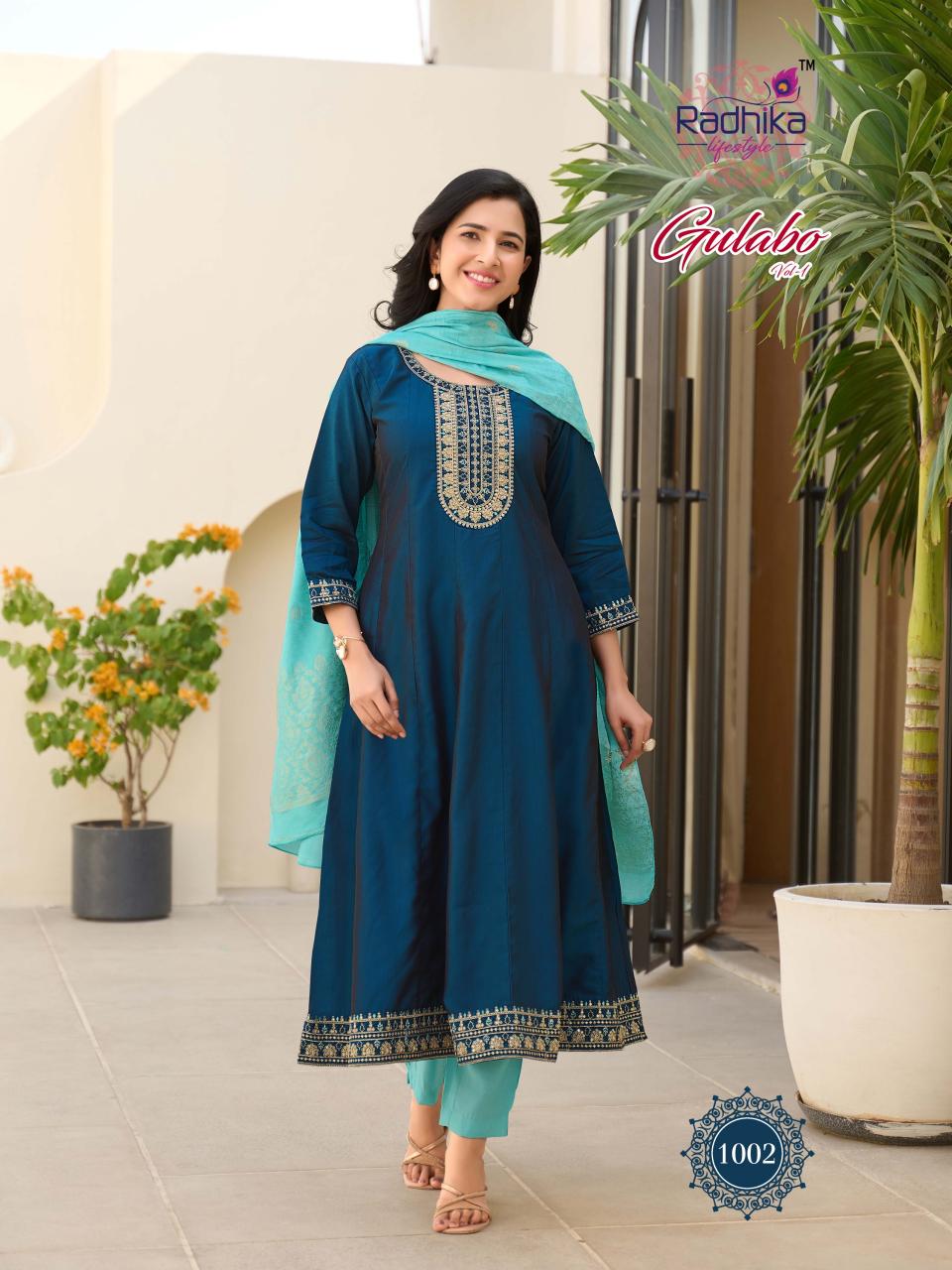 Radhika LifeStyle Gulabo vol 1 catalog wholesale designer kurtis in mumbai