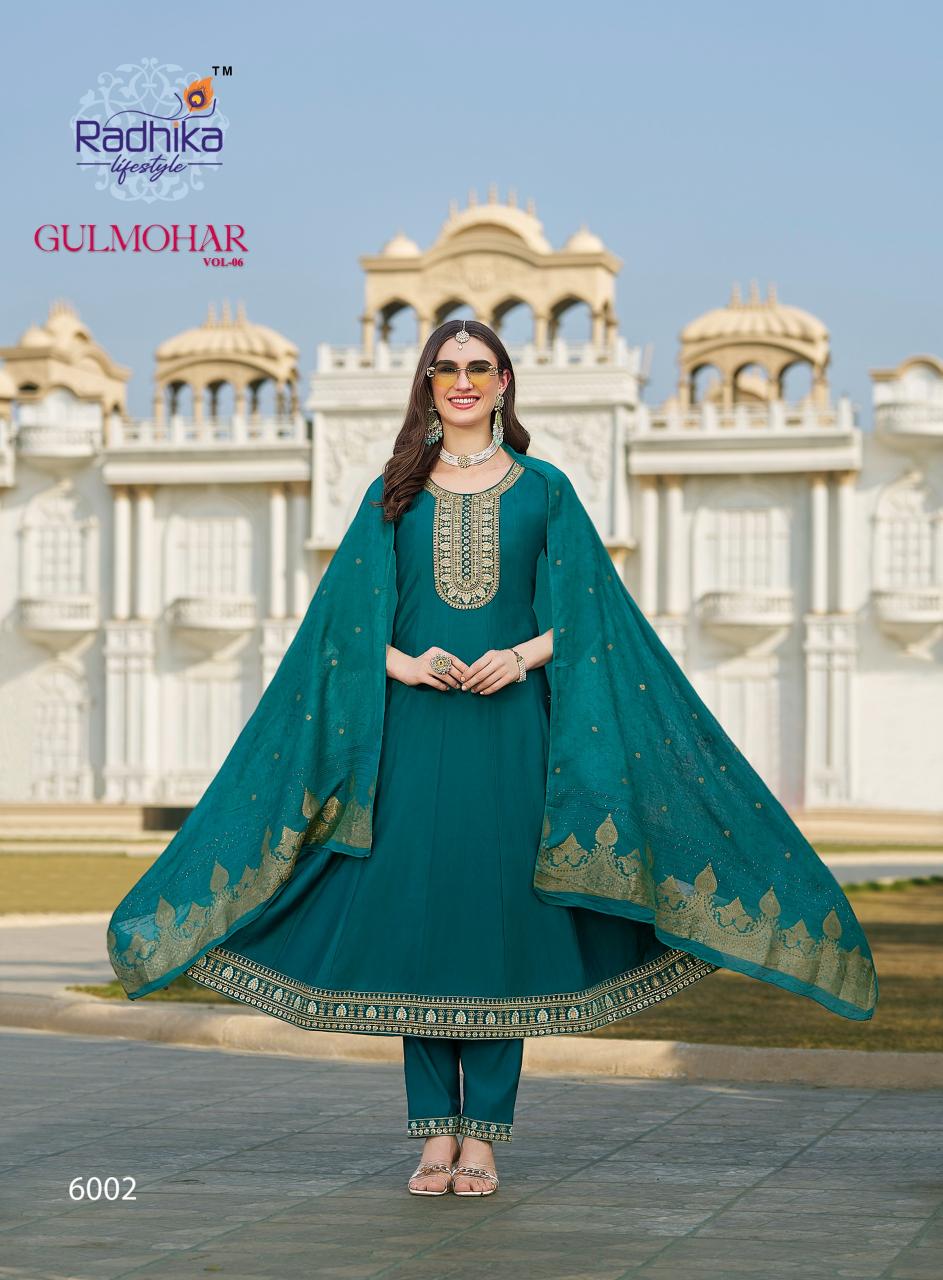 Radhika Lifestyle Gulmohar vol 6 catalog new branded kurti