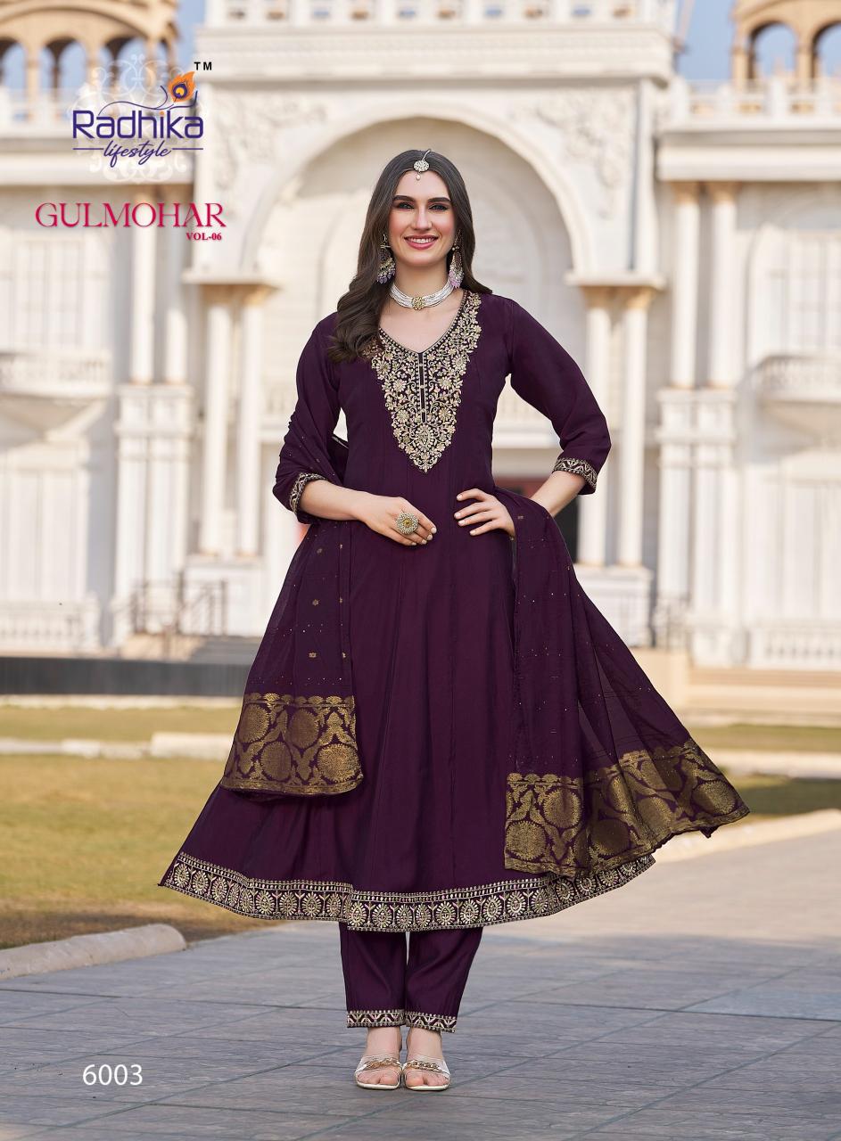 Radhika Lifestyle Gulmohar vol 6 catalog new branded kurti