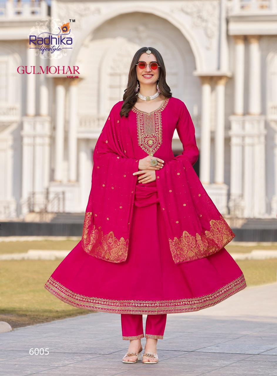 Radhika Lifestyle Gulmohar vol 6 catalog new branded kurti