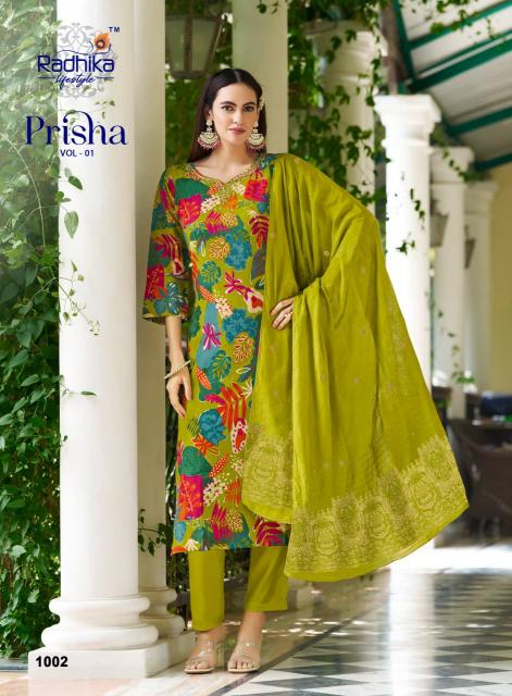 Radhika LifeStyle Prisha vol 1 catalog wholesale kurti surat online