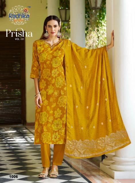 Radhika LifeStyle Prisha vol 1 catalog wholesale kurti surat online