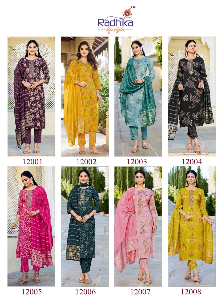 Radhika Lifestyle Seerat Vol 12 catalog rayon kurtis wholesale 