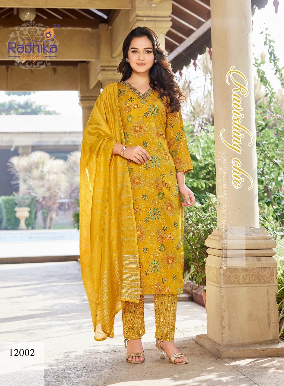 Radhika Lifestyle Seerat Vol 12 catalog rayon kurtis wholesale 