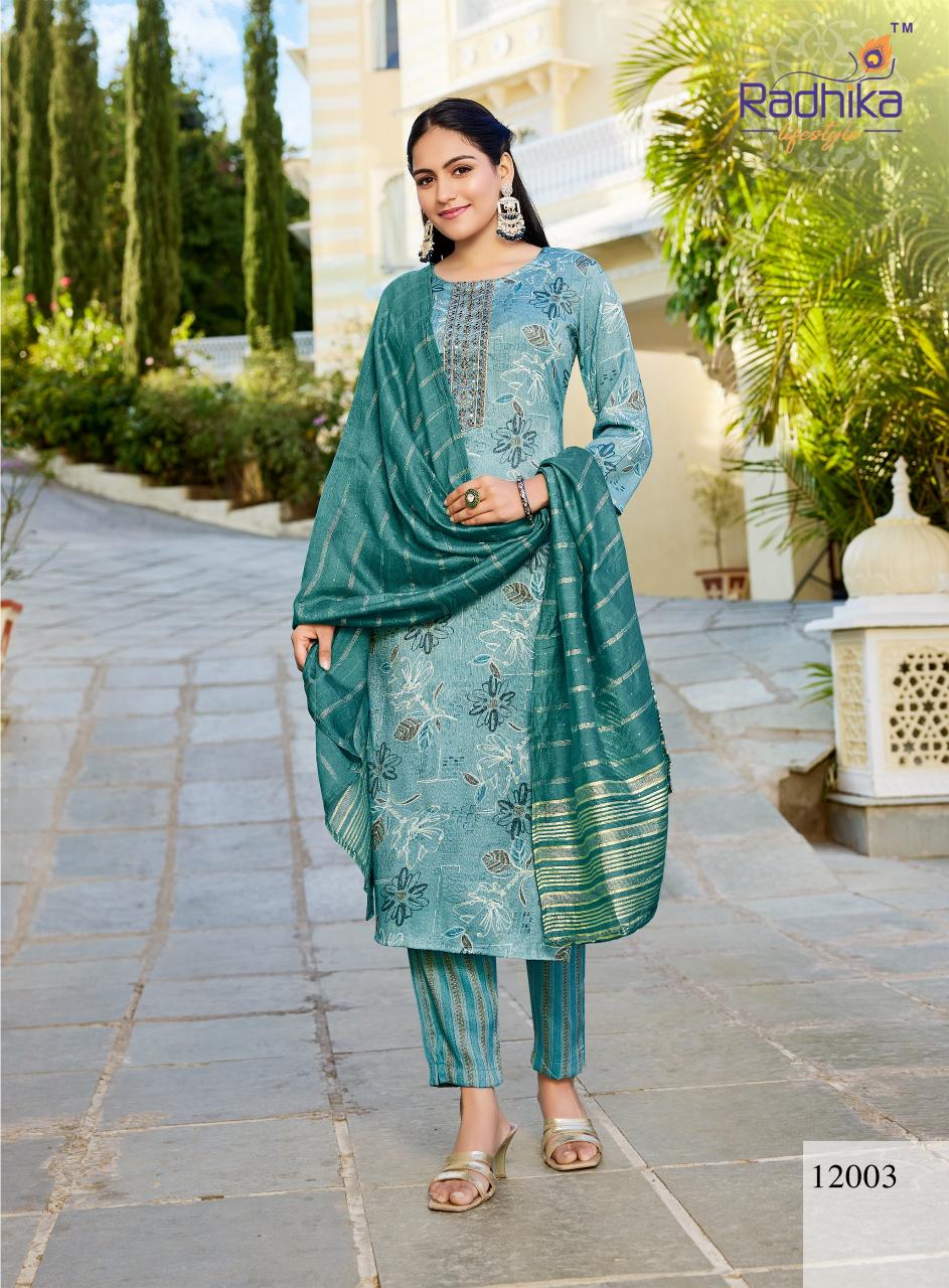 Radhika Lifestyle Seerat Vol 12 catalog rayon kurtis wholesale 