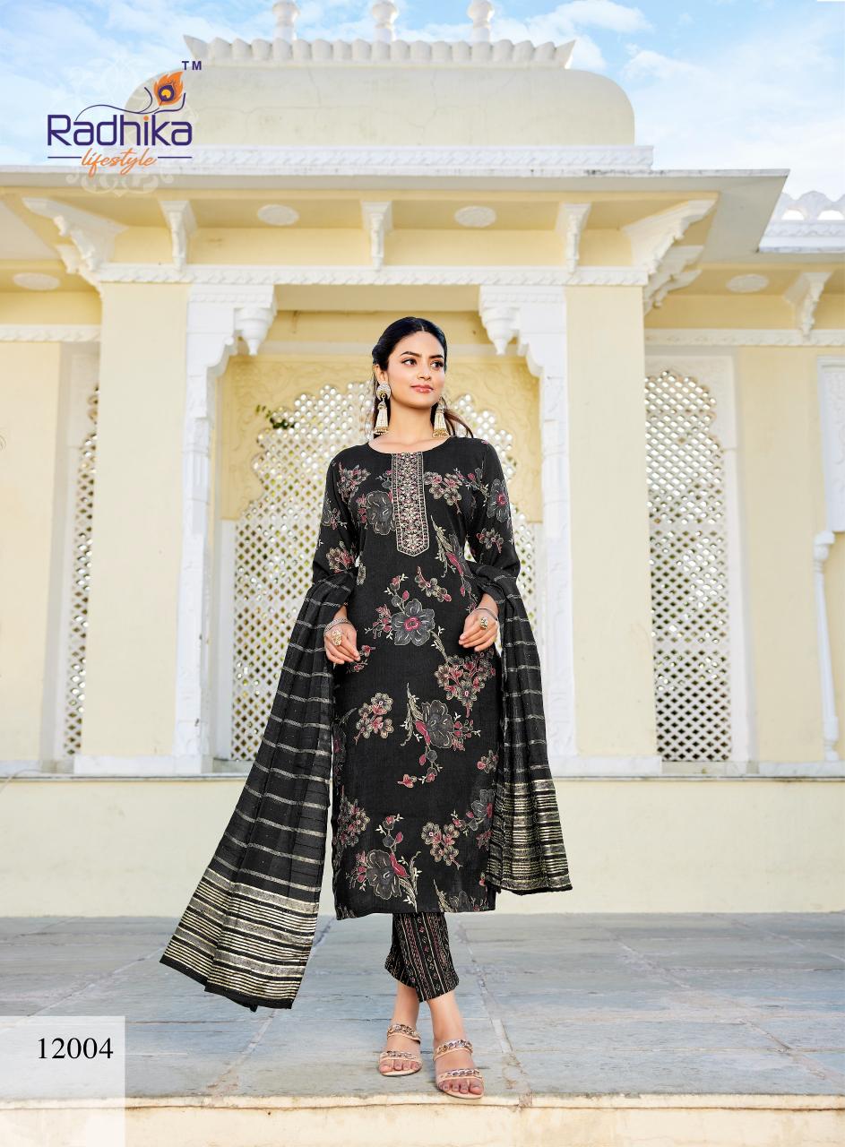 Radhika Lifestyle Seerat Vol 12 catalog rayon kurtis wholesale 
