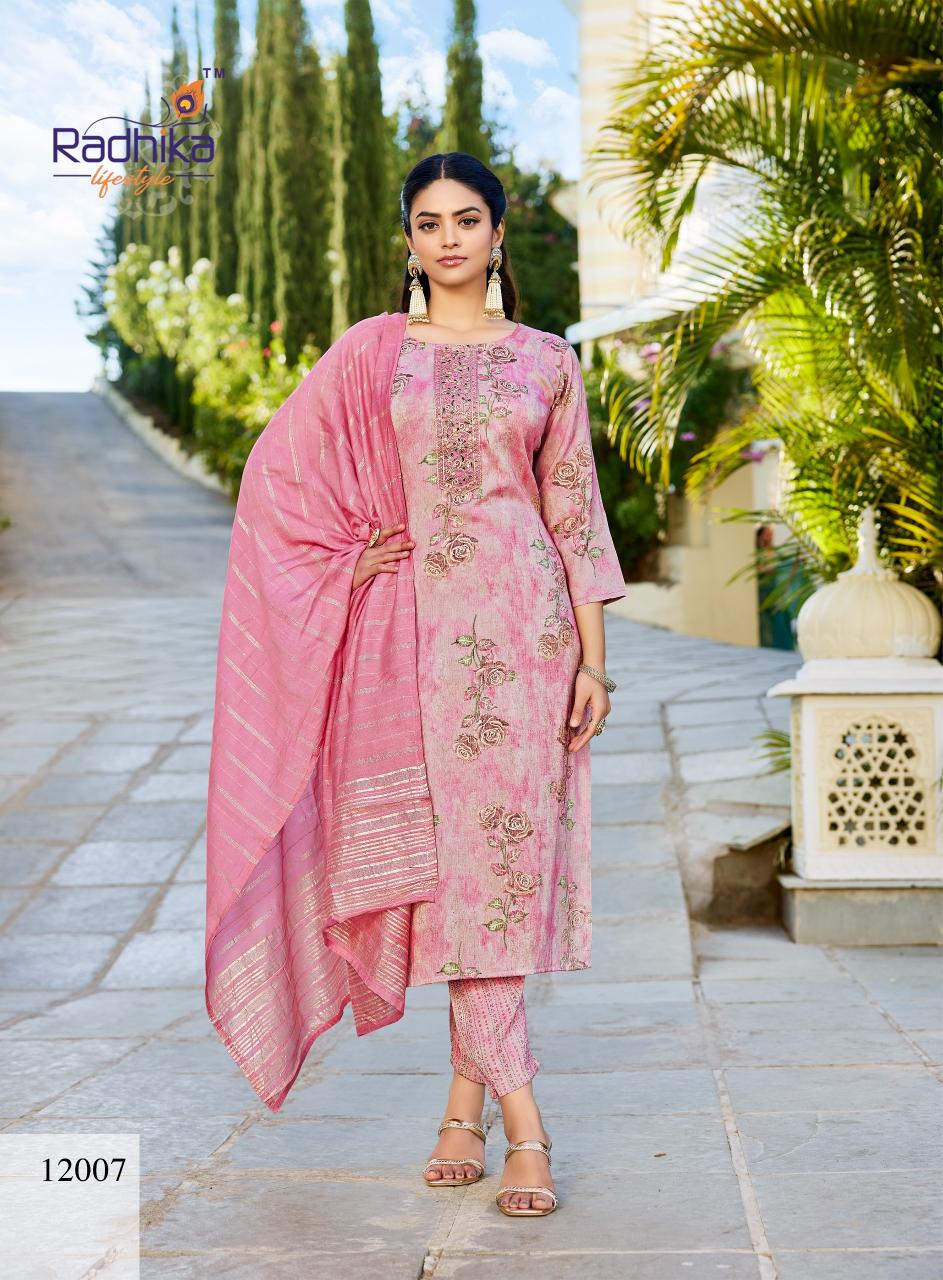 Radhika Lifestyle Seerat Vol 12 catalog rayon kurtis wholesale 