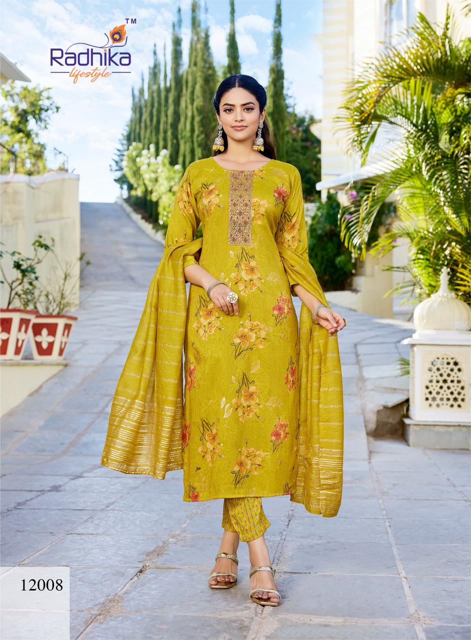 Radhika Lifestyle Seerat Vol 12 catalog rayon kurtis wholesale 