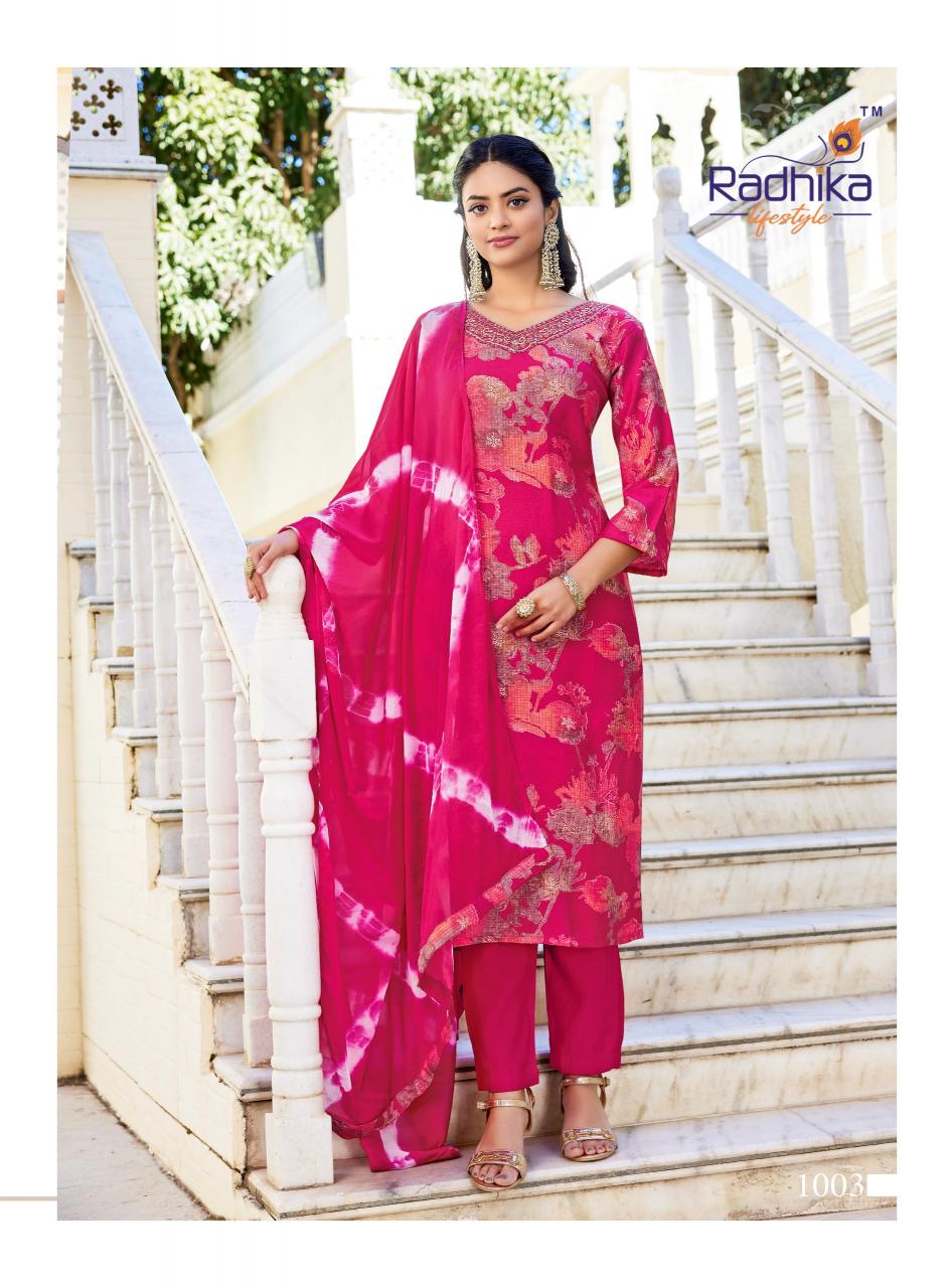 Radhika LifeStyle Suhag vol 1 catalog wholesalers of kurtis
