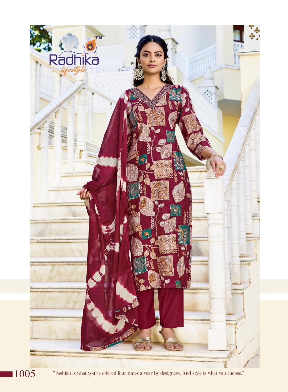Radhika LifeStyle Suhag vol 1 catalog wholesalers of kurtis