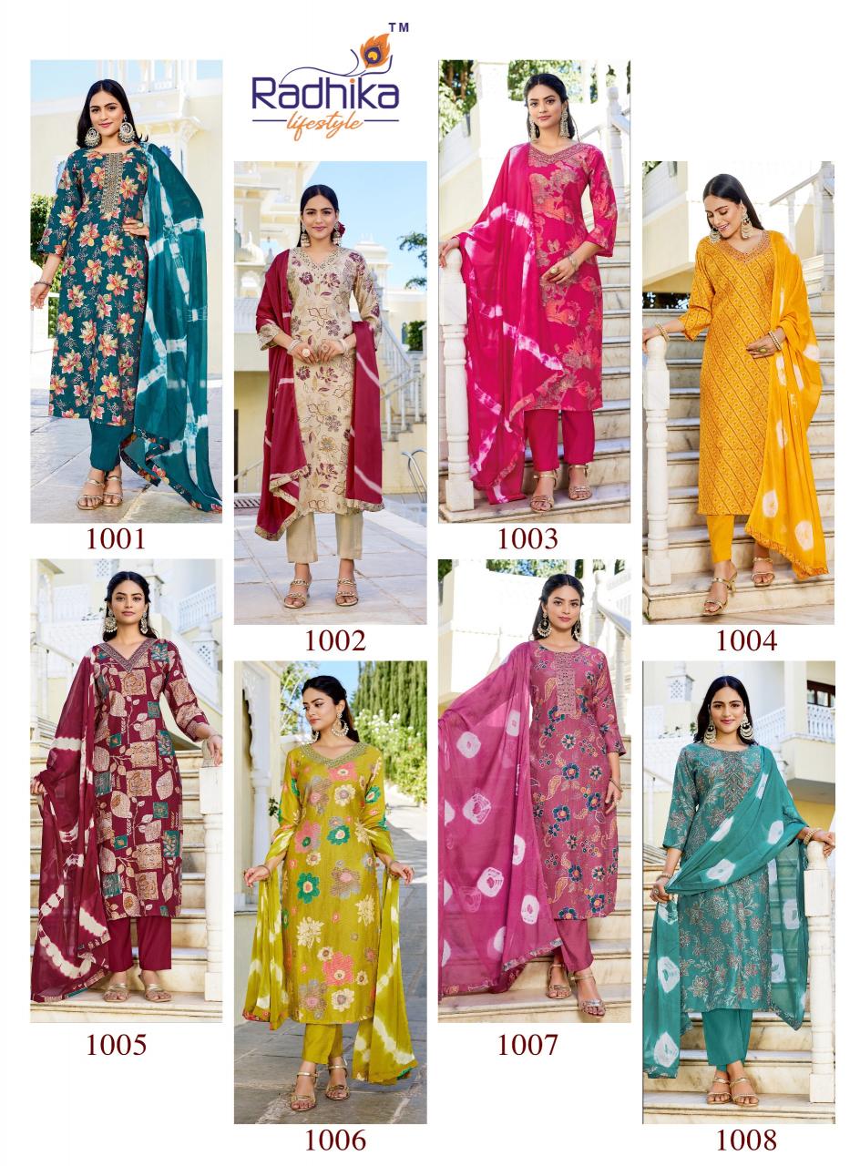 Radhika LifeStyle Suhag vol 1 catalog wholesalers of kurtis