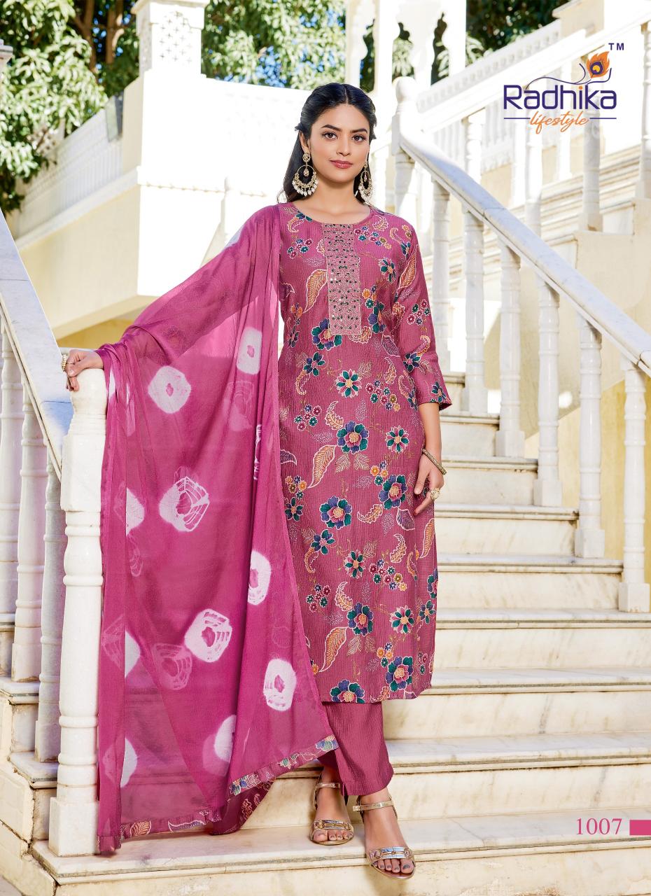 Radhika LifeStyle Suhag vol 1 catalog wholesalers of kurtis