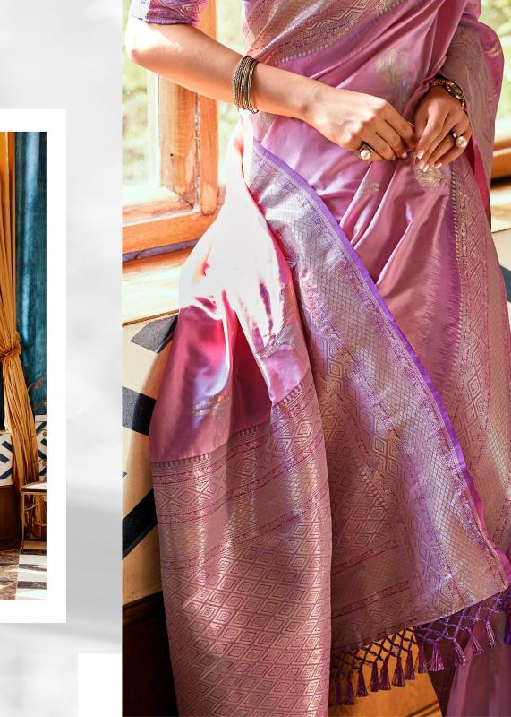 RajPath Rose Berry Silk catalog surat saree mill