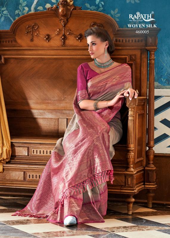 RajPath Rose Berry Silk catalog surat saree mill