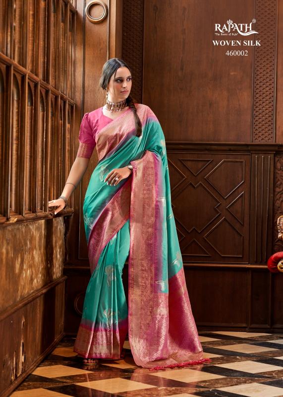 RajPath Rose Berry Silk catalog surat saree mill
