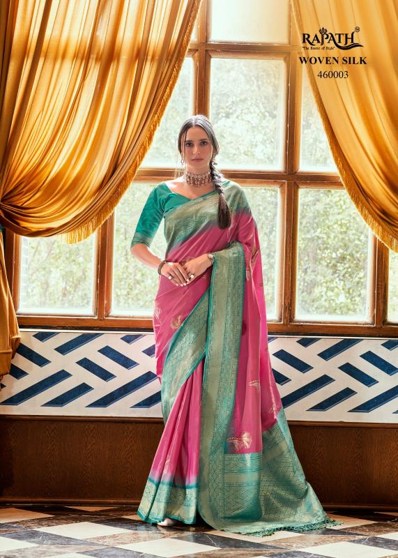 RajPath Rose Berry Silk catalog surat saree mill