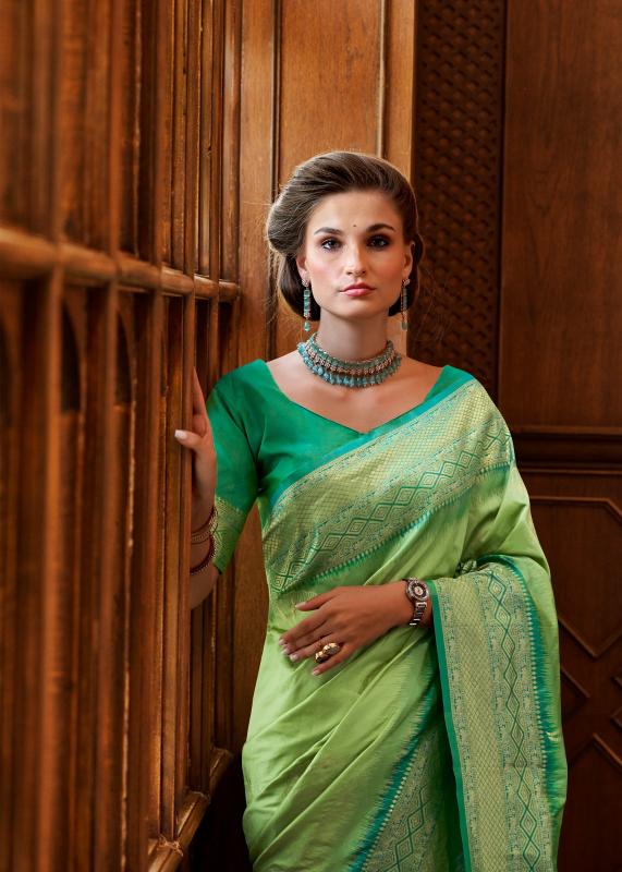 RajPath Rose Berry Silk catalog surat saree mill