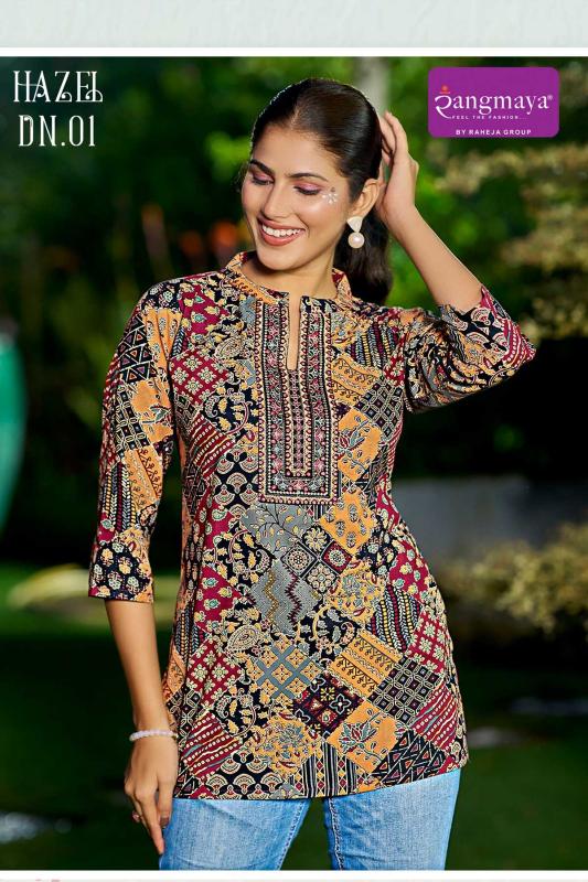 Rangmaya Hazel catalog ladies kurti wholesaler in ludhiana