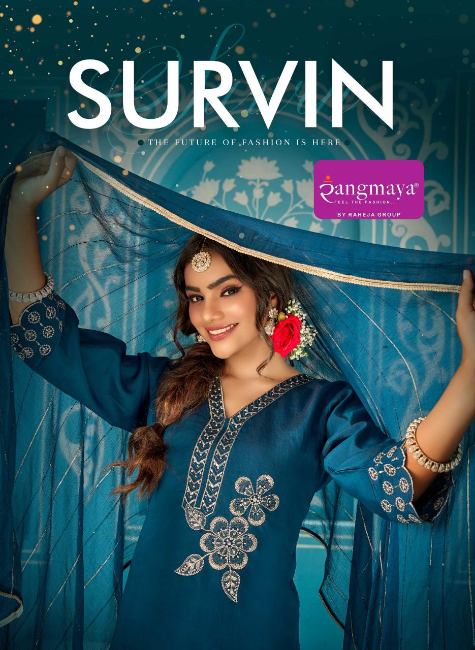 Rangmaya Survin catalog ladies kurti wholesale market in mumbai