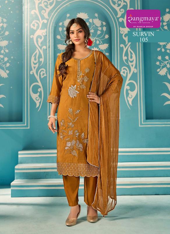 Rangmaya Survin catalog ladies kurti wholesale market in mumbai