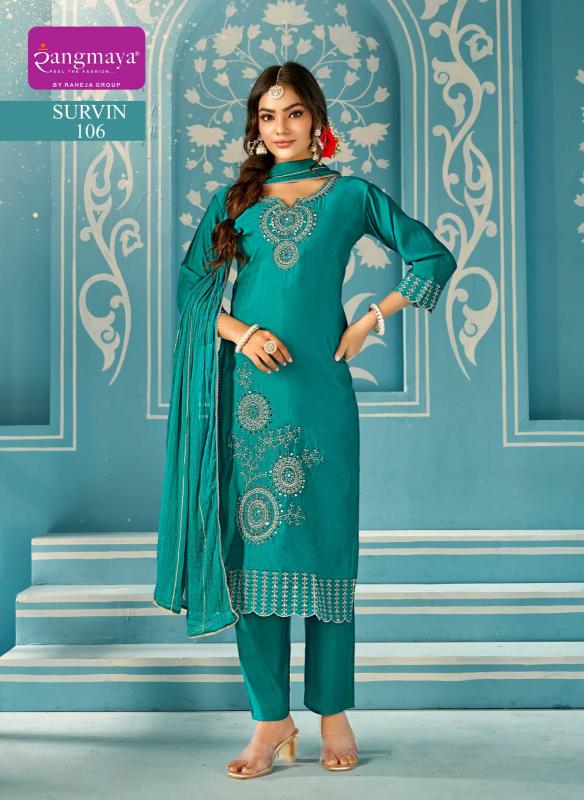 Rangmaya Survin catalog ladies kurti wholesale market in mumbai
