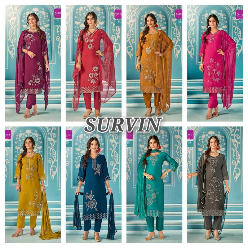 Rangmaya Survin catalog ladies kurti wholesale market in mumbai