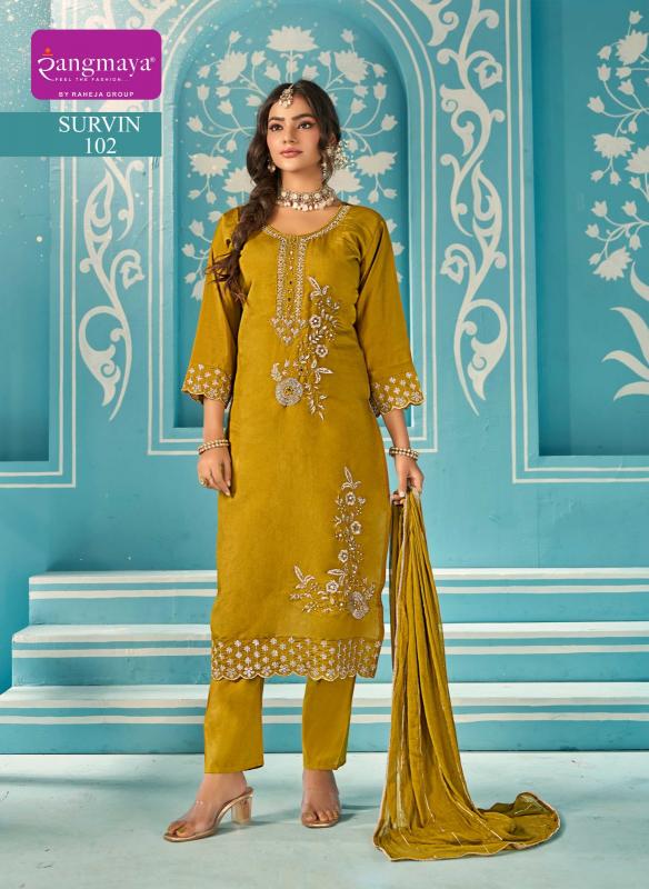 Rangmaya Survin catalog ladies kurti wholesale market in mumbai