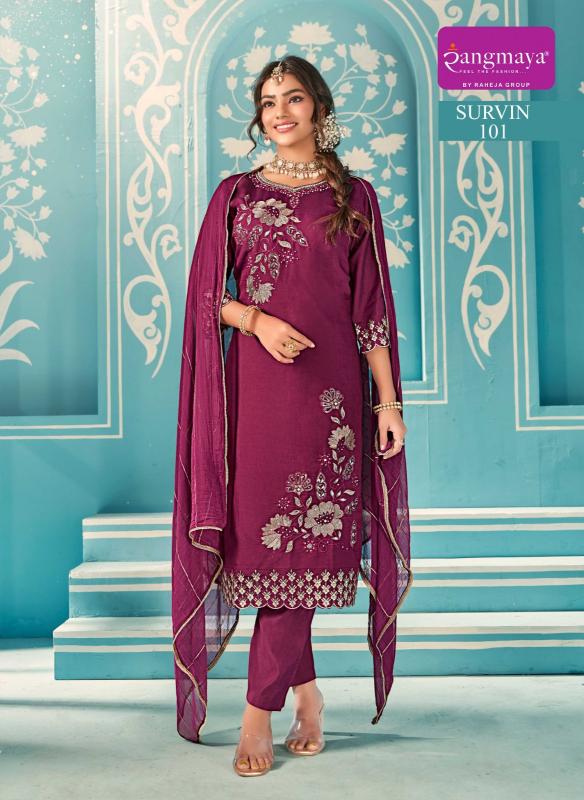 Rangmaya Survin catalog ladies kurti wholesale market in mumbai