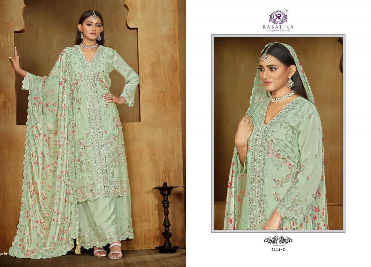 Rasalika Rangeela catalog salwar kameez material wholesale