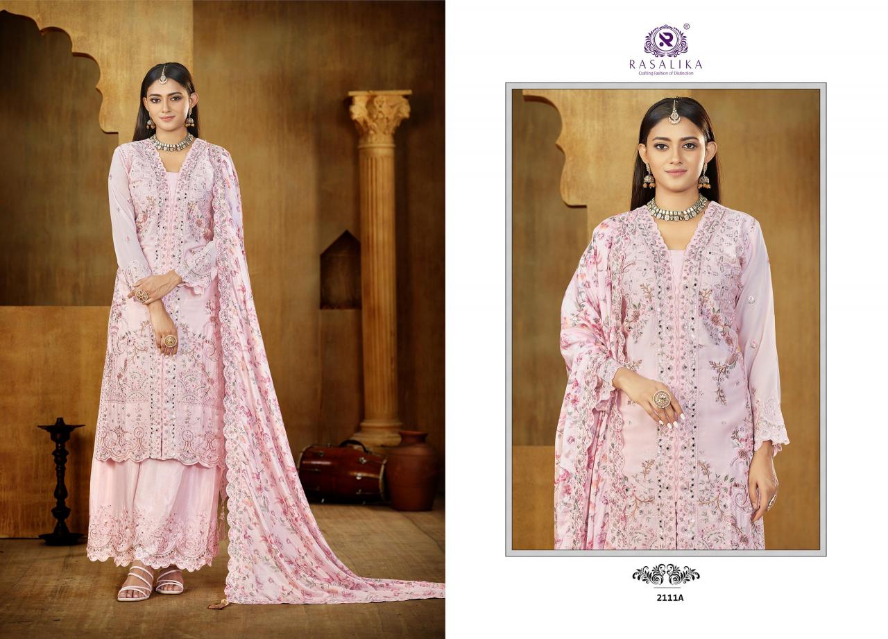 Rasalika Rangeela catalog salwar kameez material wholesale