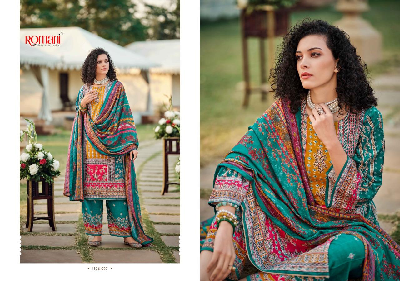 Romani Tahira catalog buy dress material wholesale surat textile