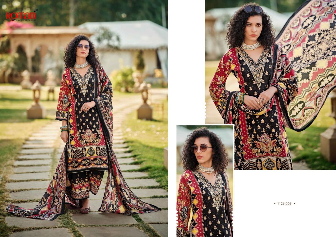 Romani Tahira catalog buy dress material wholesale surat textile