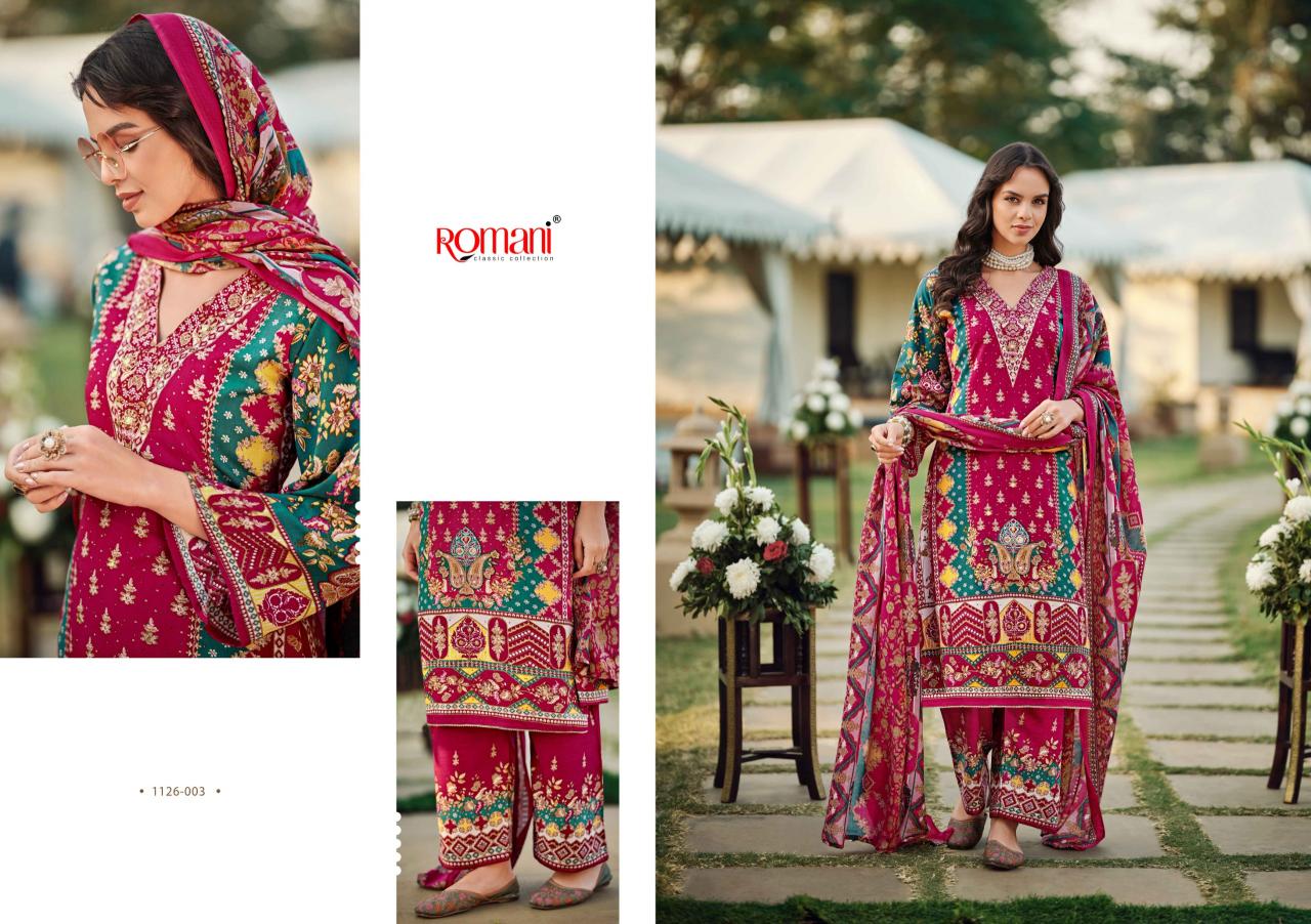 Romani Tahira catalog buy dress material wholesale surat textile