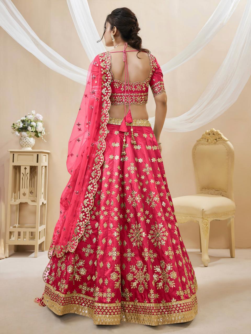 Sabella 505 Pink catalog pink lehenga online india