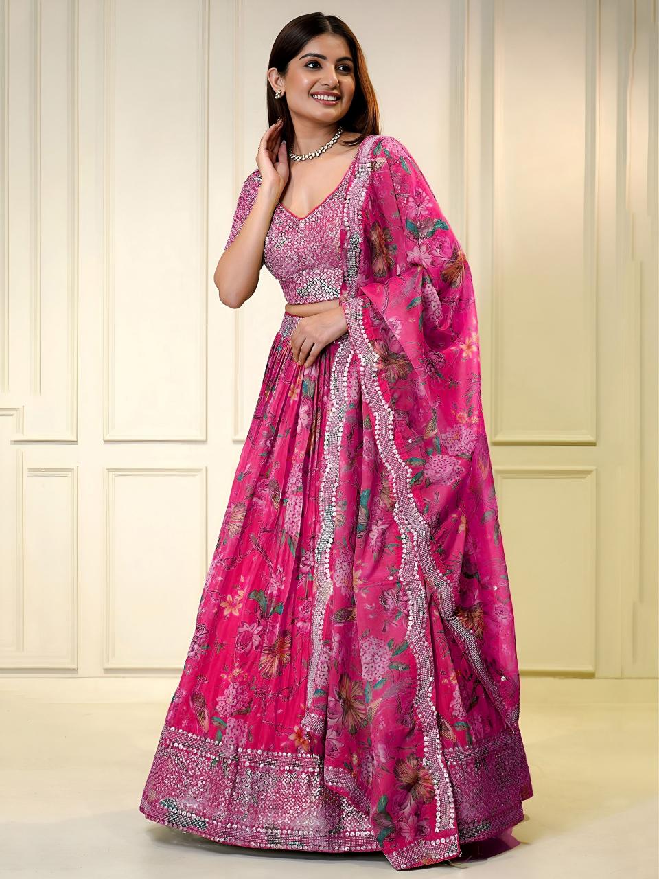 Sabella 7066 PINK catalog lehengas online india cheap