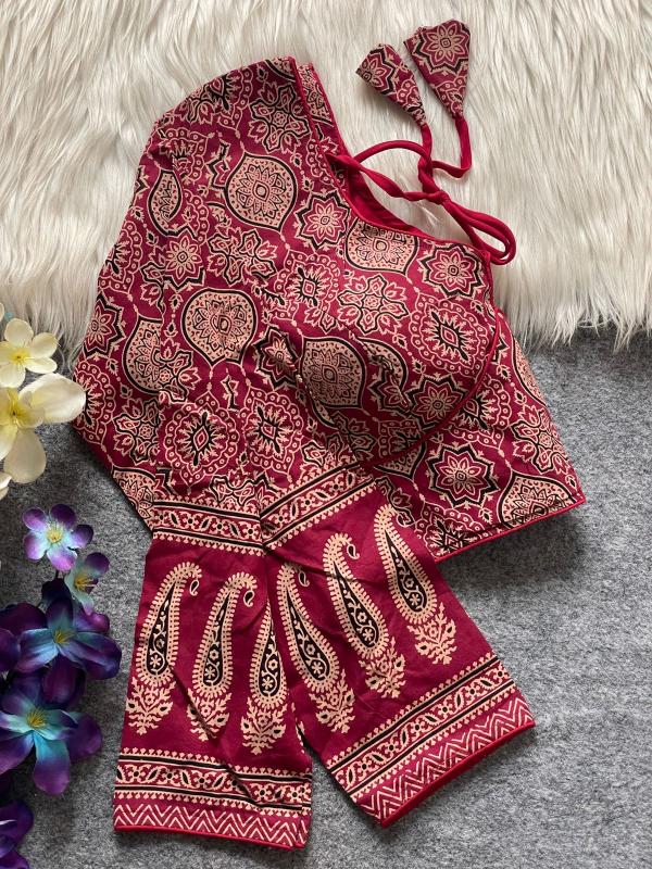 Sabella Ajrakh Sabyasachi Blouse