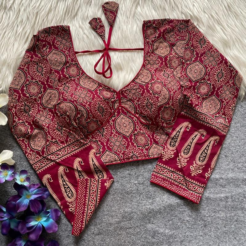 Sabella Ajrakh Sabyasachi Blouse