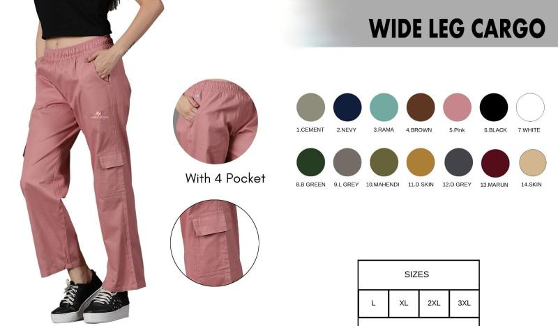 Sabella Heavy Cotton vol 1 catalog Wide Leg Cargo Pant 