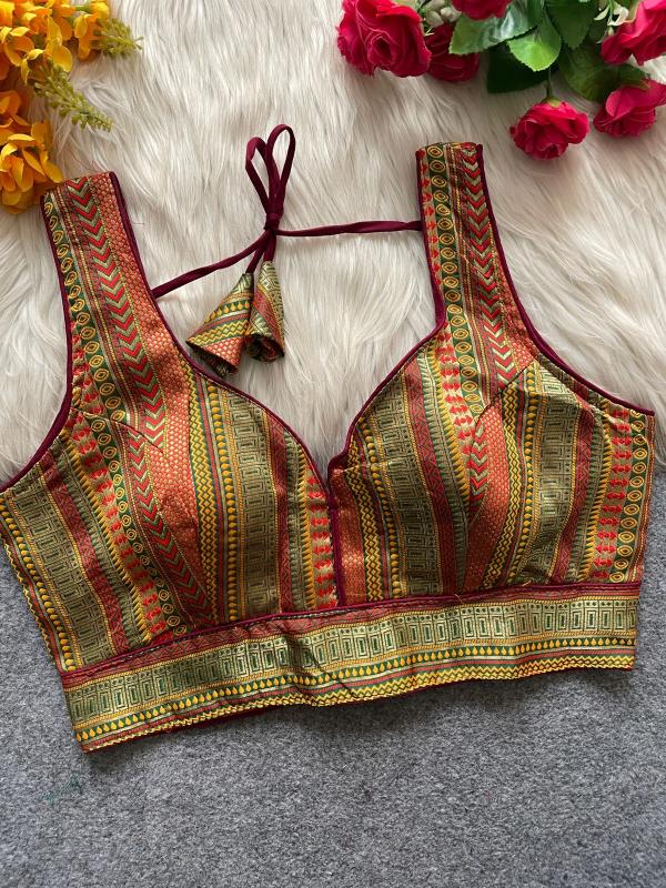 Sabella New Banarasi Jequard blouse