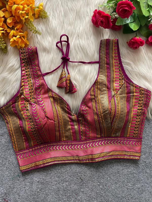 Sabella New Banarasi Jequard blouse
