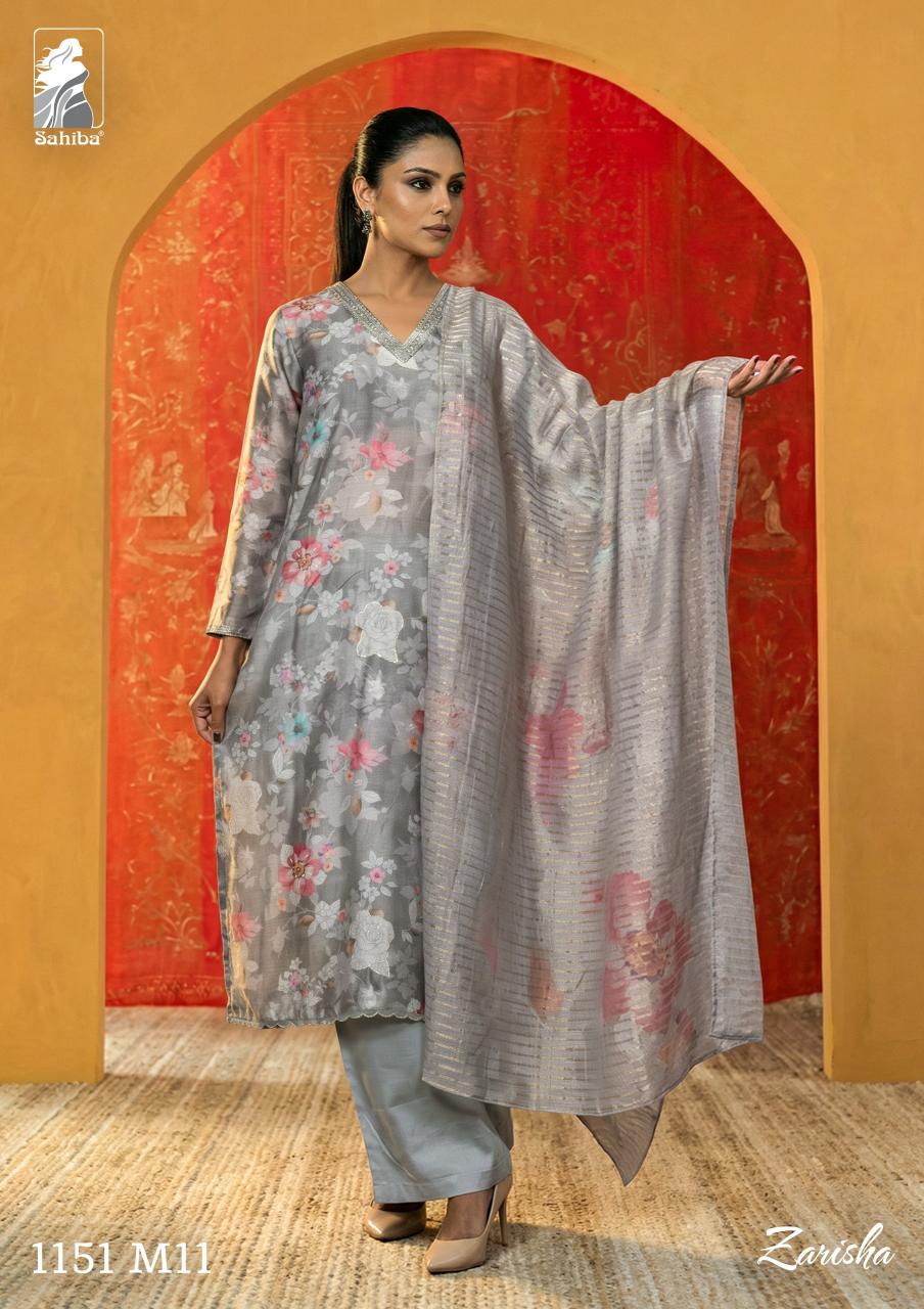 Sahiba Zarisha catalog unstitched salwar kameez wholesalers uk