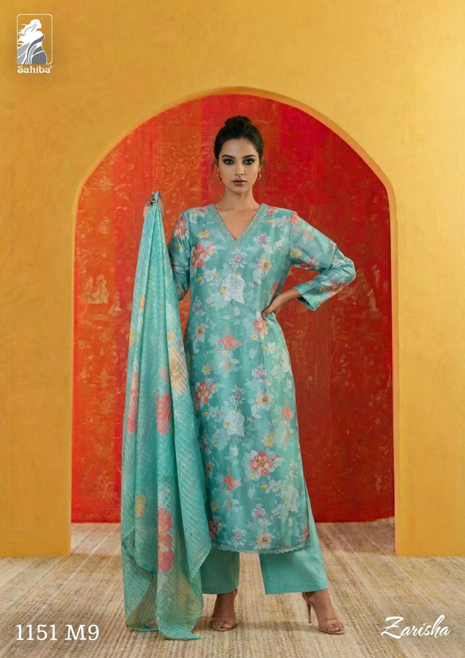 Sahiba Zarisha catalog unstitched salwar kameez wholesalers uk
