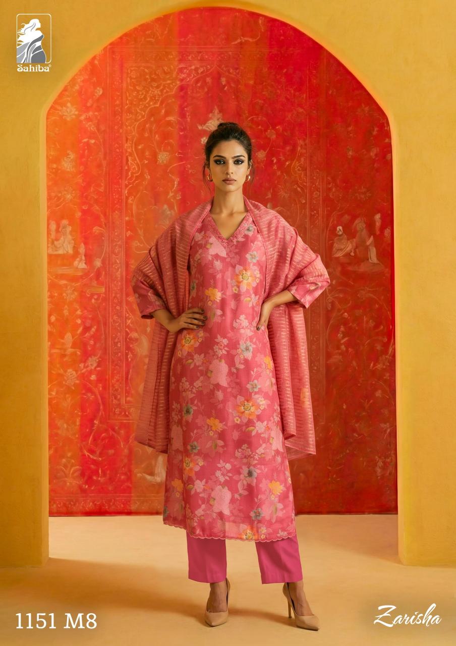 Sahiba Zarisha catalog unstitched salwar kameez wholesalers uk