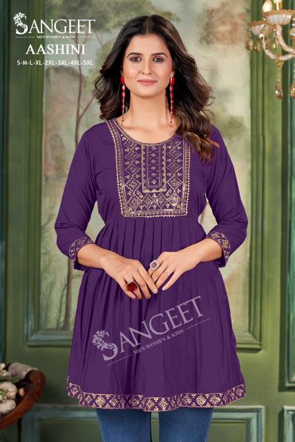 Sangeet Aashini vol 4 catalog tunic kurti wholesale